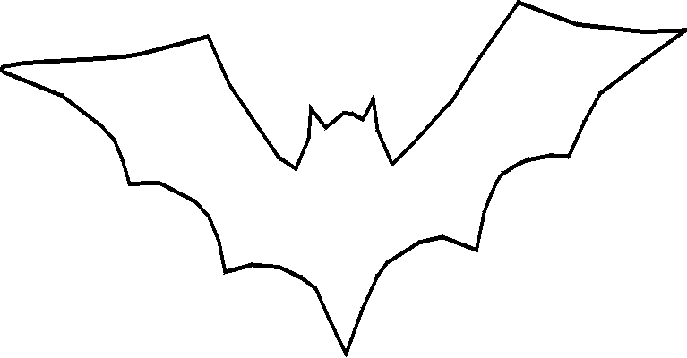 Best Photos of Paper Bat Template - Bat Cut Out Template ...