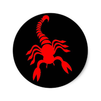 Cartoon Scorpion Stickers | Zazzle