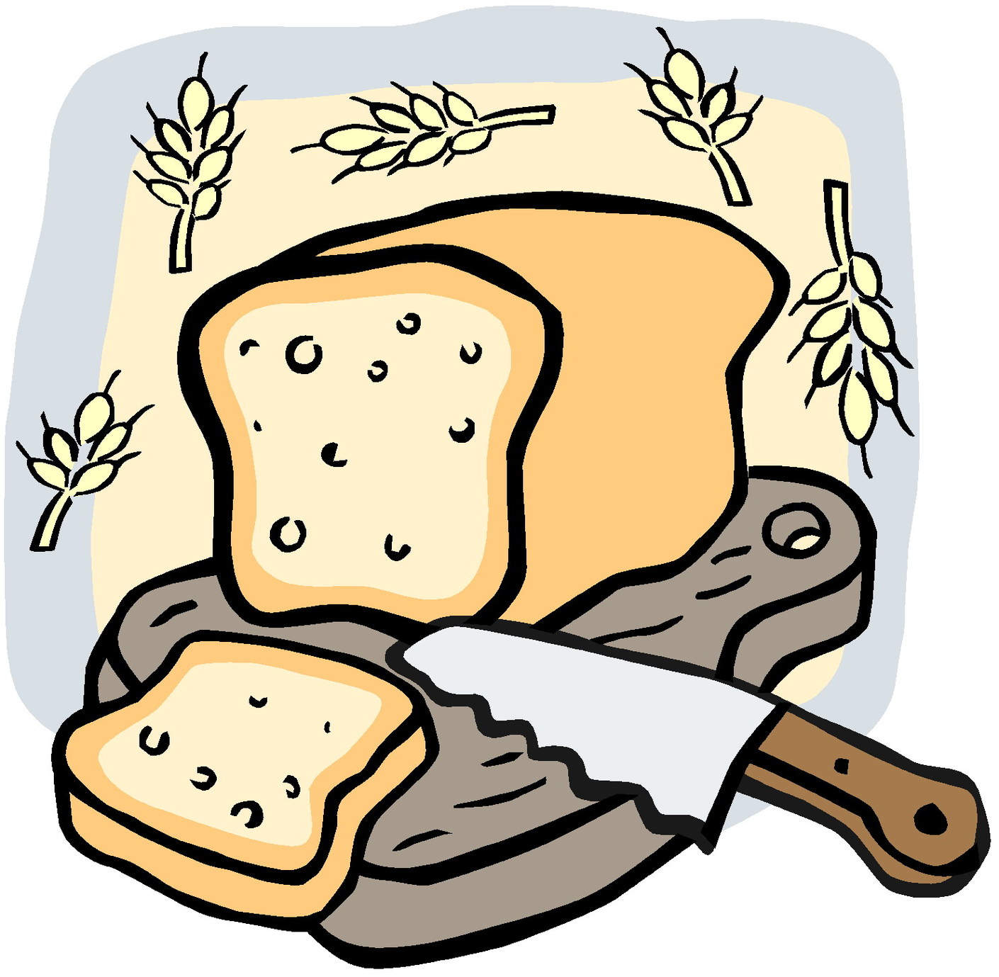 Loaf Of Bread Cartoon Clipart - Free to use Clip Art Resource