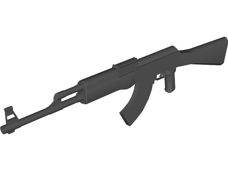 AK-47 3D Model Download - 3D CAD Browser
