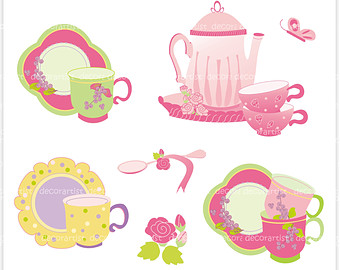 Princess Tea Party Clipart