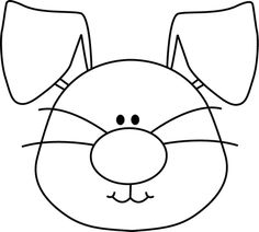 Rabbit head black and white clipart - ClipArt Best - ClipArt Best