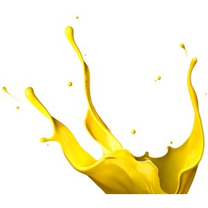 Yellow Paint Splash - Polyvore