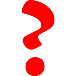 Red question mark 5 icon - Free red question mark icons