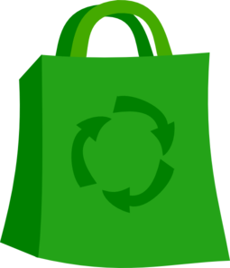 Green Shopping Bag clip art - vector clip art online, royalty free ...
