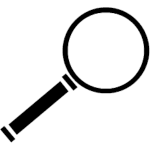 Magnifying Glass Silhouette Free Clip Art