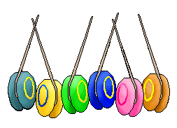 Yo-Yo Clip Art - Yo-Yo Dividers or Linebars