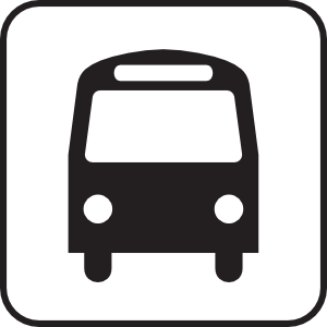 Map Symbols Bus Clip Art - vector clip art online ...