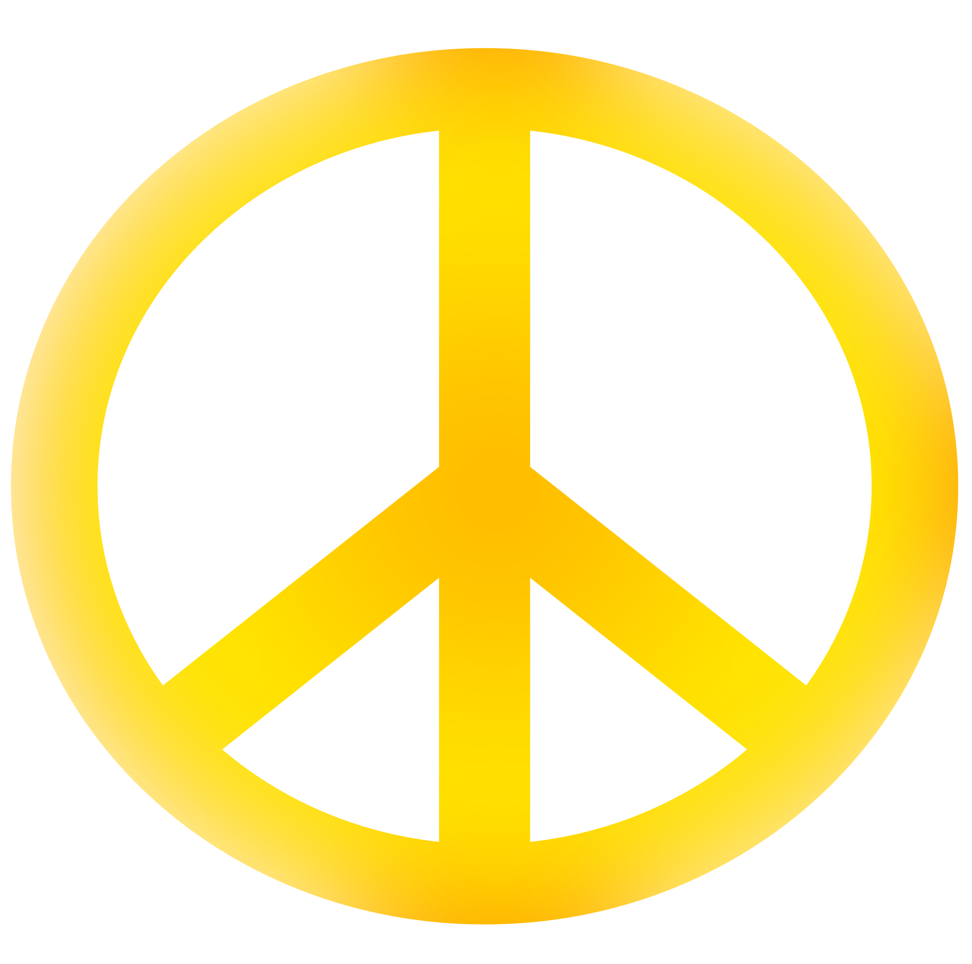 Clipart of hippy and peace sign
