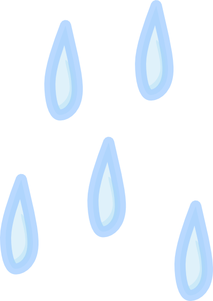 Raindrops Animated Clipart