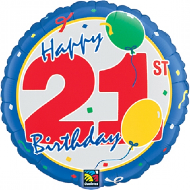Happy 21st Birthday Clipart