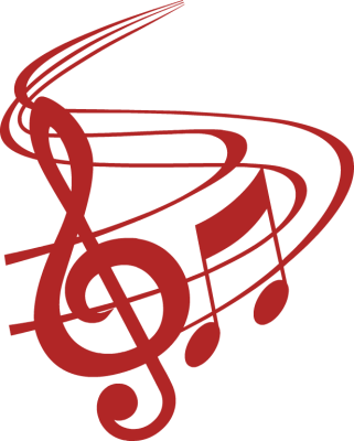 Red Music Notes Clip Art - Free Clipart Images