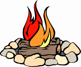 Stones for fire clipart