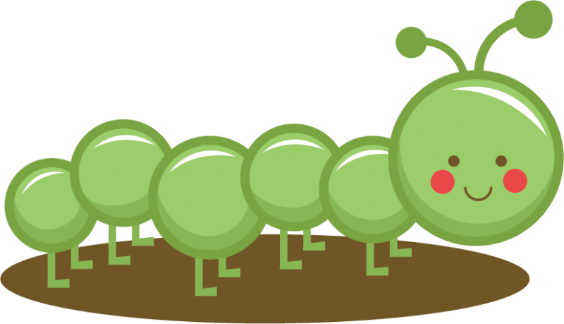 454 views Cute Caterpillar Clipart