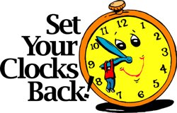 Fall Back Clipart