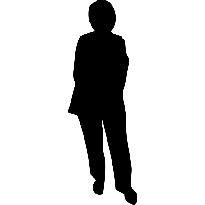 Old Lady Silhouette Free Vector | free vectors | UI Download