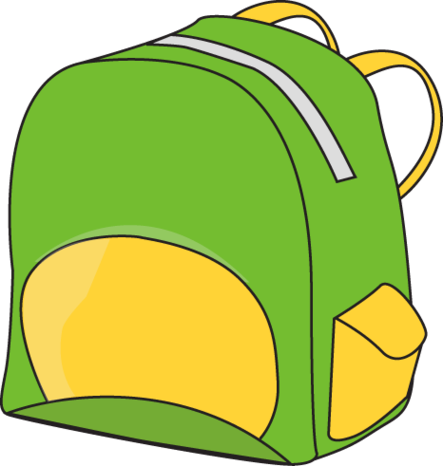 Backpack clipart