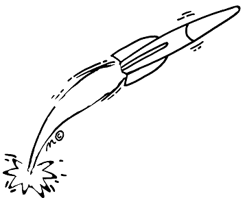 Animated rocket clipart