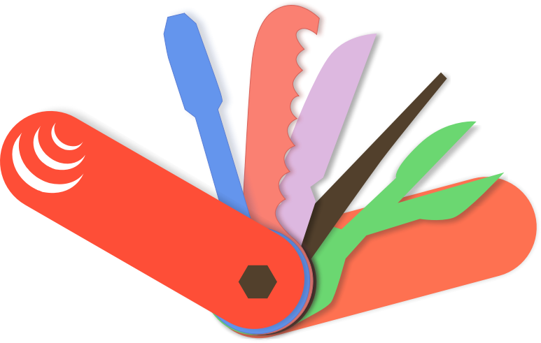 Swiss army knife clipart