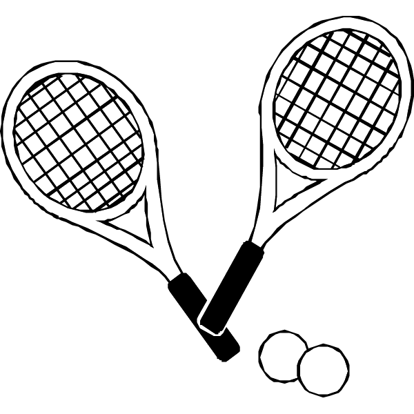 Free clip art tennis racket and ball free vector for free download ...