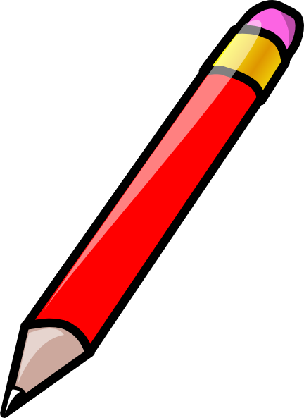 Red Pencil Clipart