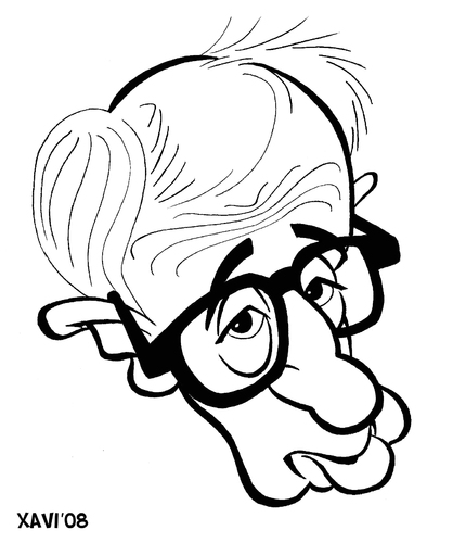 Woody Allen Cartoon | Free Download Clip Art | Free Clip Art | on ...