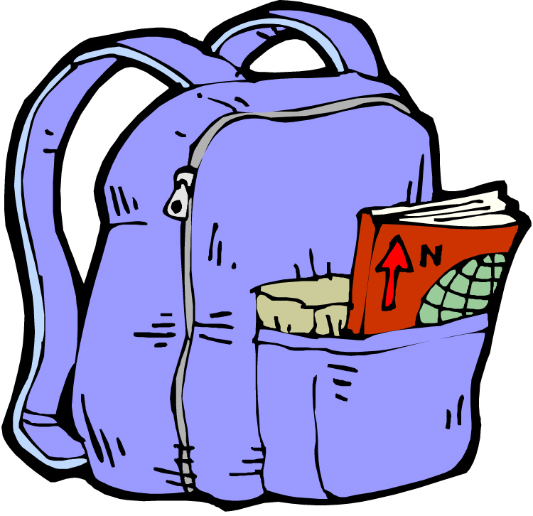 School Backpack Clipart - Free Clipart Images
