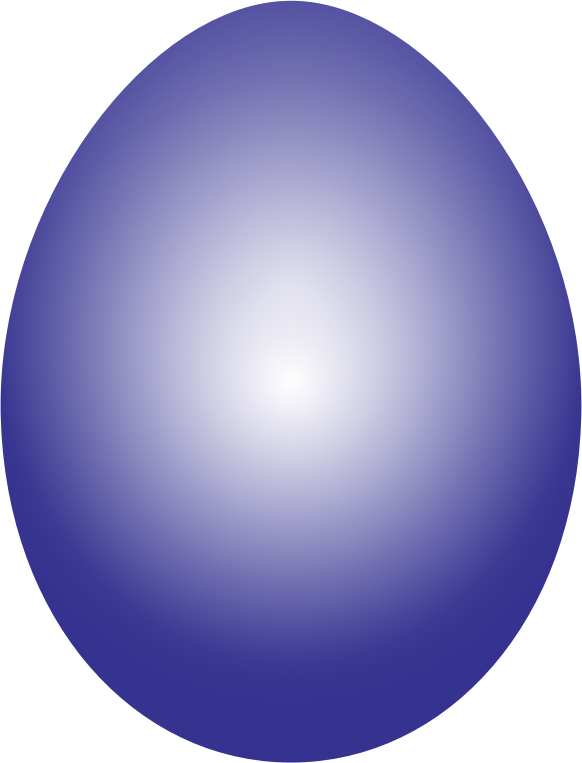 Clipart - Purple Easter Egg