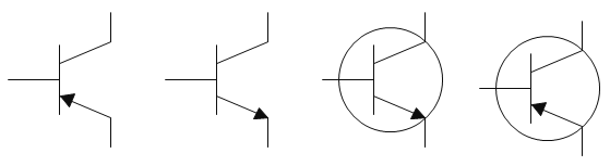 Semiconductor Symbols For Electrical Schematic Diagrams