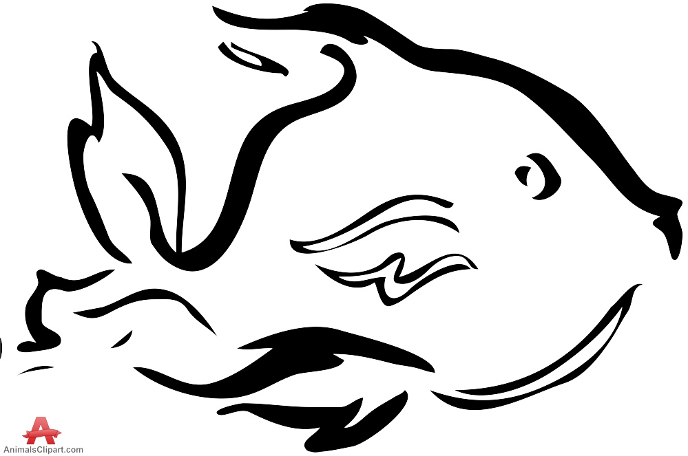 Fish Stencil Art | Free Clipart Design Download