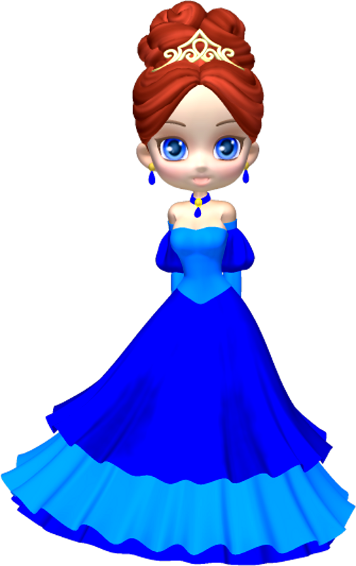 Princess in Blue Poser PNG Clipart (25) by clipartcotttage on ...