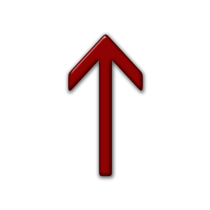 Simple North Arrow Icon #009594 Â» Icons Etc