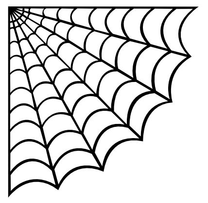Spider webs, Spider and Drawings