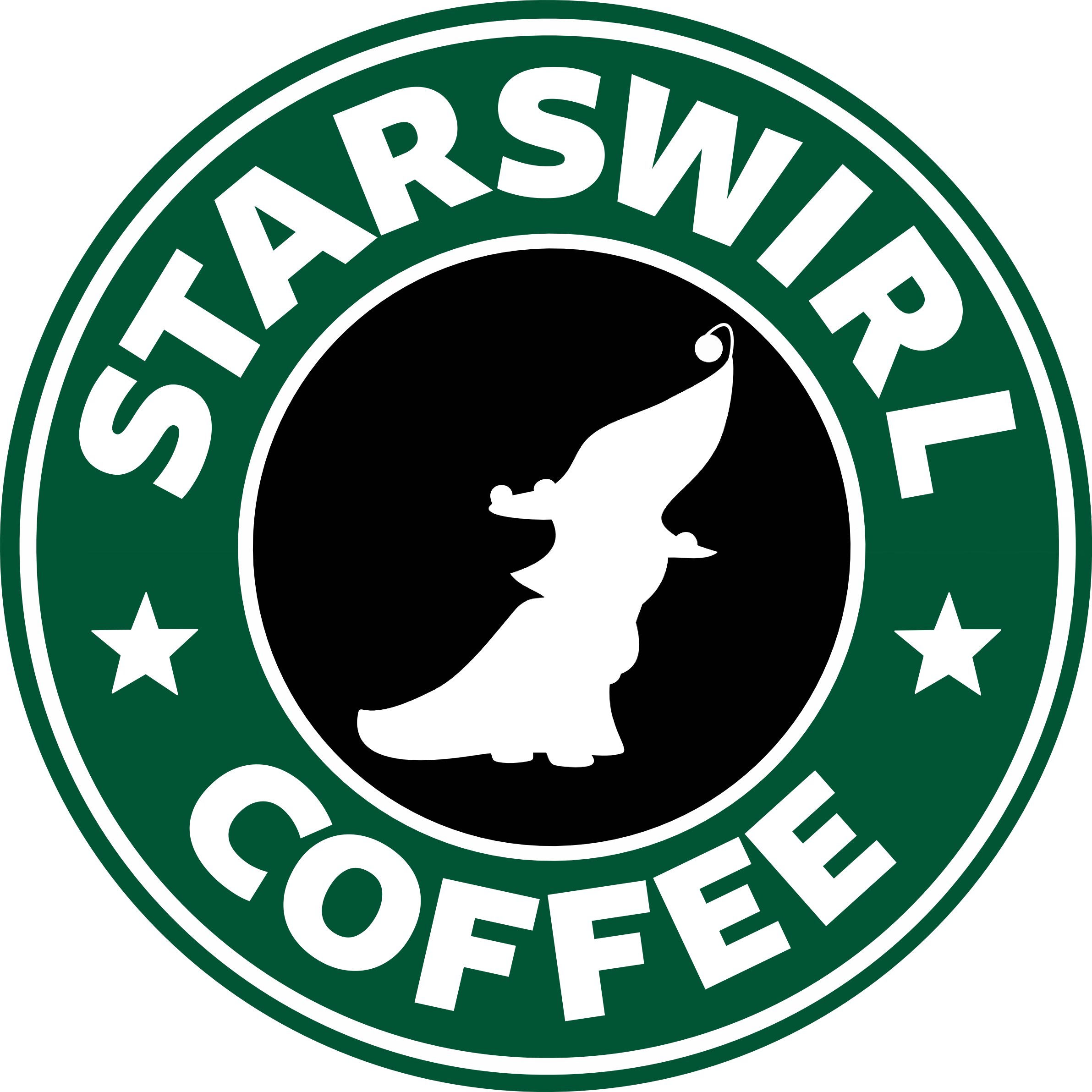 348769 - artist:4-cardinal, coffee, logo, ponified, safe, star ...