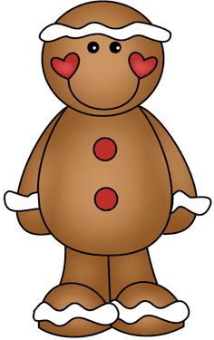 Gingerbread Man Clipart - Tumundografico