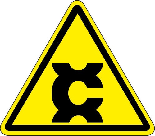 Carcinogen Hazard (ISO Triangle Hazard Symbol)