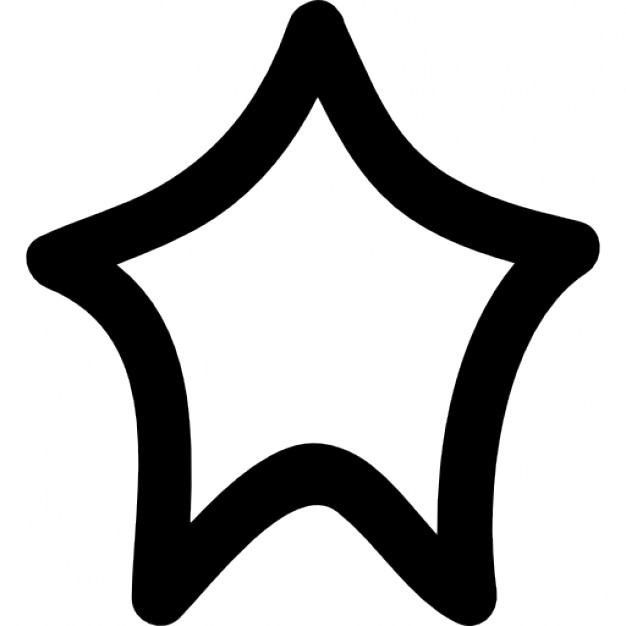 Irregular star shape outline Icons | Free Download