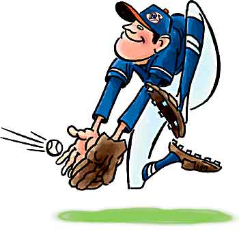 Baseball Game Clipart craft projects, Sports Clipart - Clipartoons