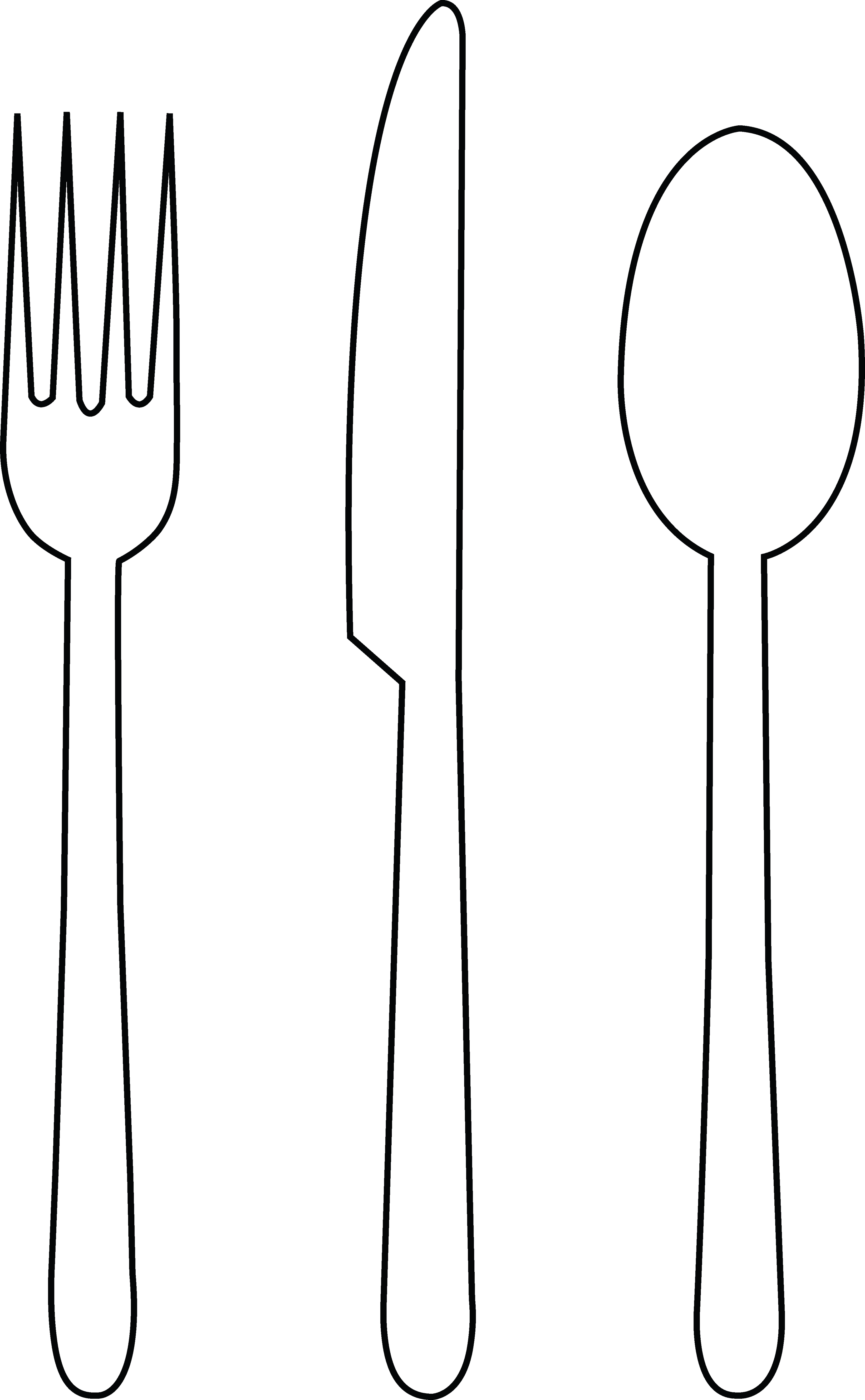 Fork Spoon Clip Art Clipart - Free to use Clip Art Resource