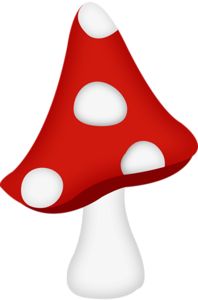 Clip art, Mushrooms and Red and white