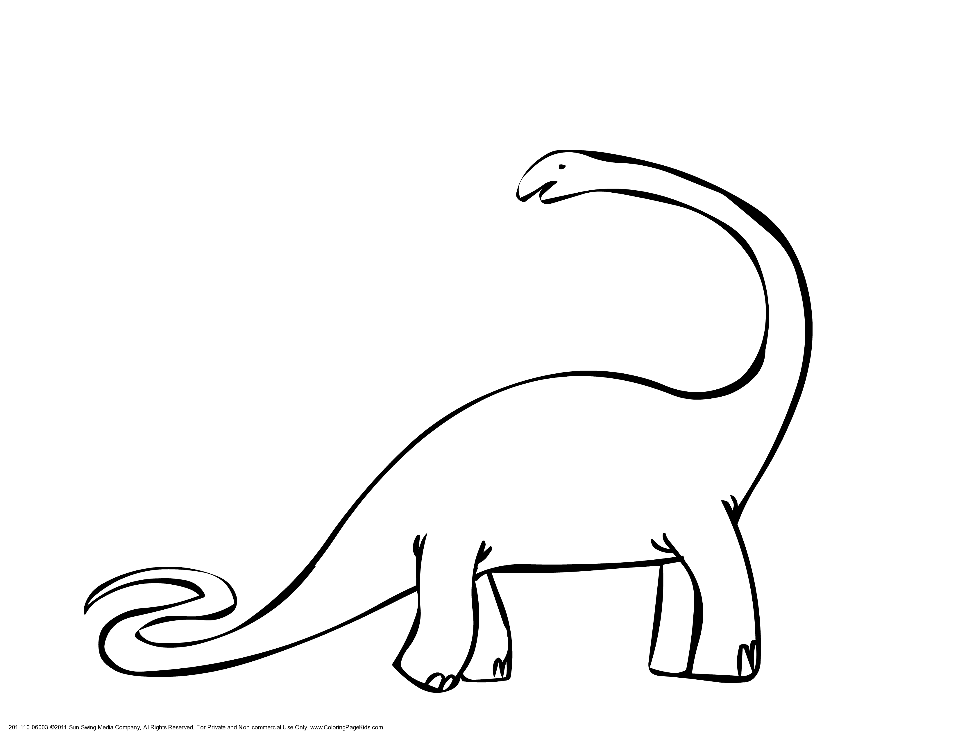 Dinosaur Outline - Free Clipart Images