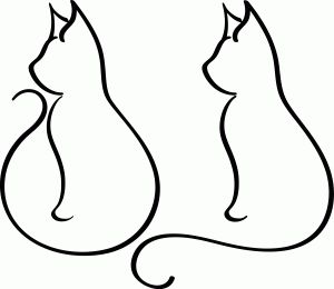 Cat Outline Picture - ClipArt Best