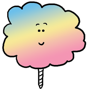 Carnival Cotton Candy Clipart