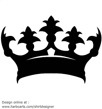 Download : Royal Crown Silhouette - Vector Graphic