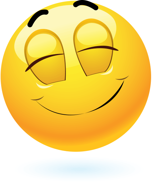 Satisfied Smile - Facebook Symbols and Chat Emoticons