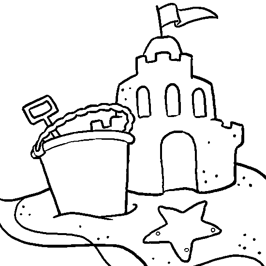 Sand Castles Drawing - ClipArt Best