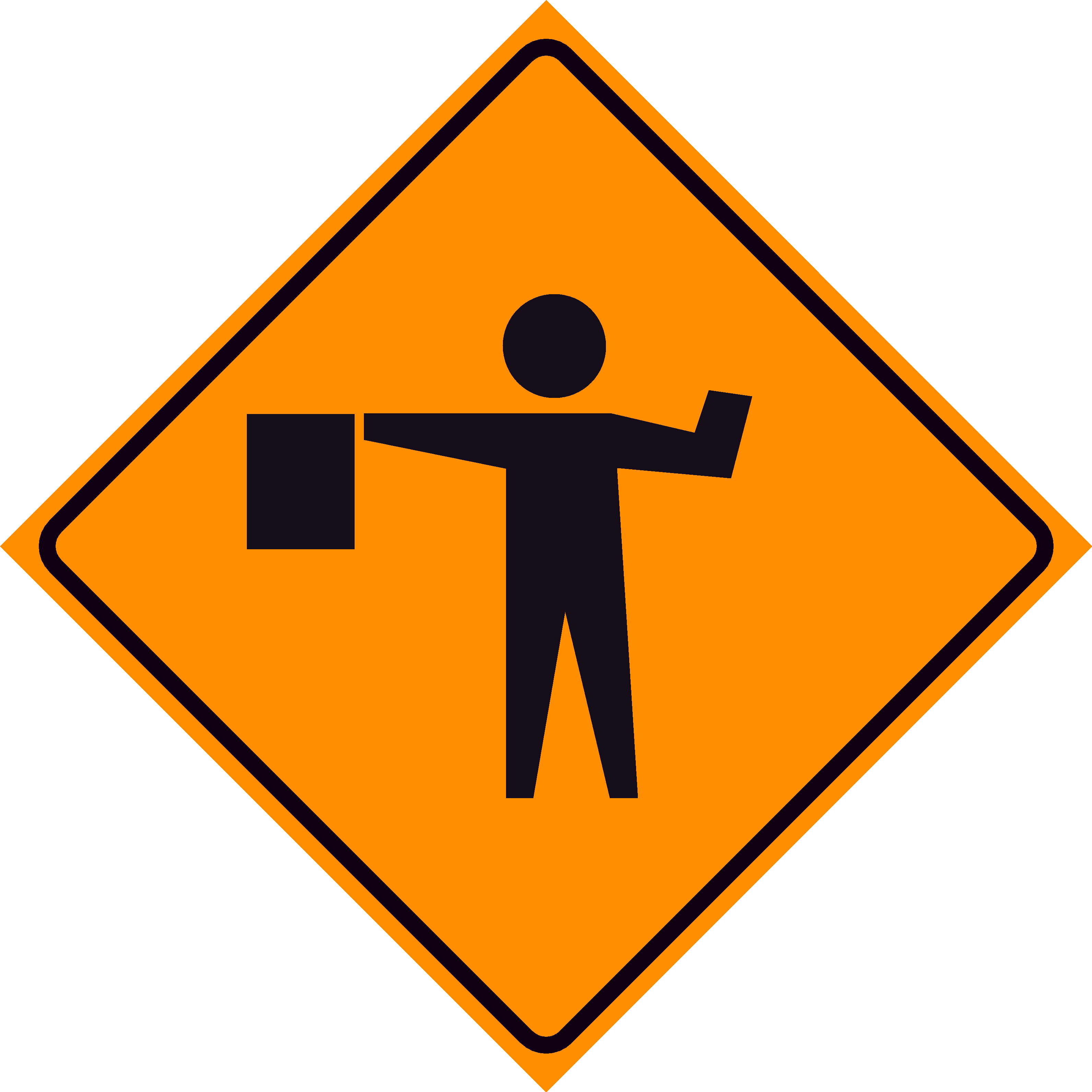 Construction signs and freeway traffic equipment from the Highway ...