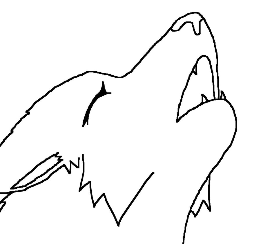 Anime Wolf Lineart How To Draw Paws Enlarge - ClipArt Best - ClipArt Best