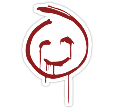 Red John Smiley Face " Stickers by Ali Vining | Redbubble
