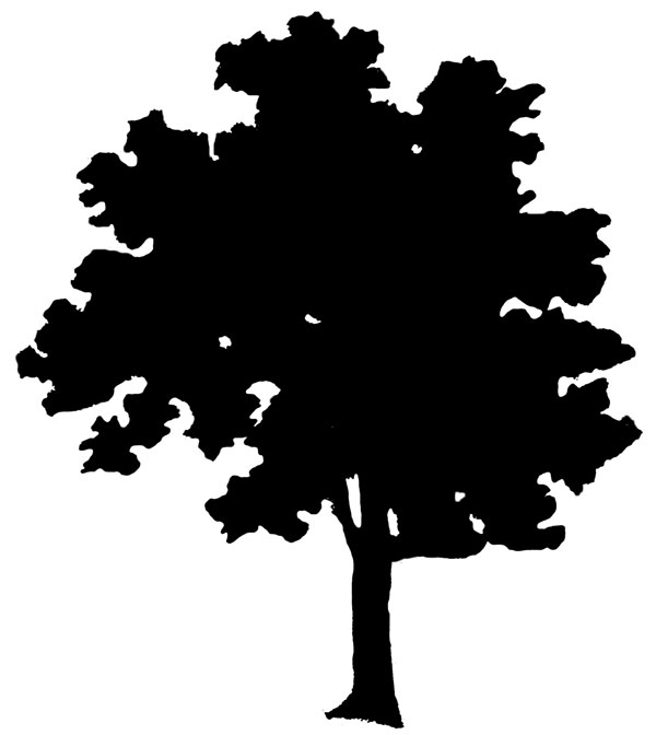 clip art free tree silhouette - photo #11